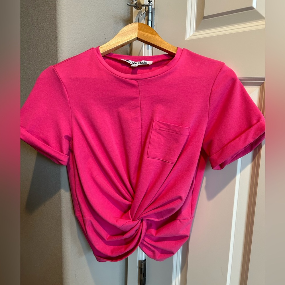 Walter Baker Camilla Top in Hot Pink XS